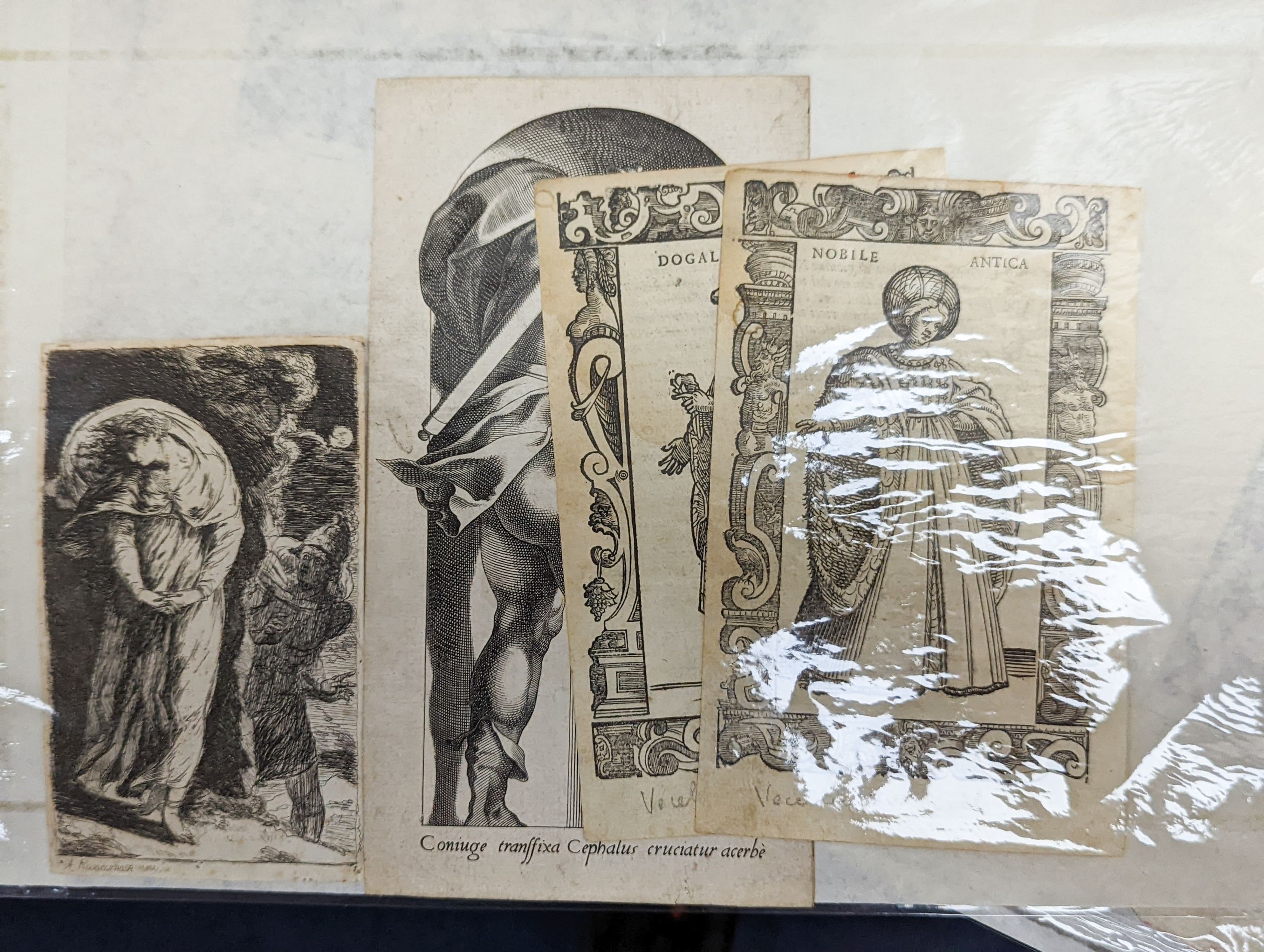 A folio of assorted Old Master prints